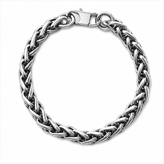 Vesta Dragon Bone Titanium Bracelet – Pure Titanium