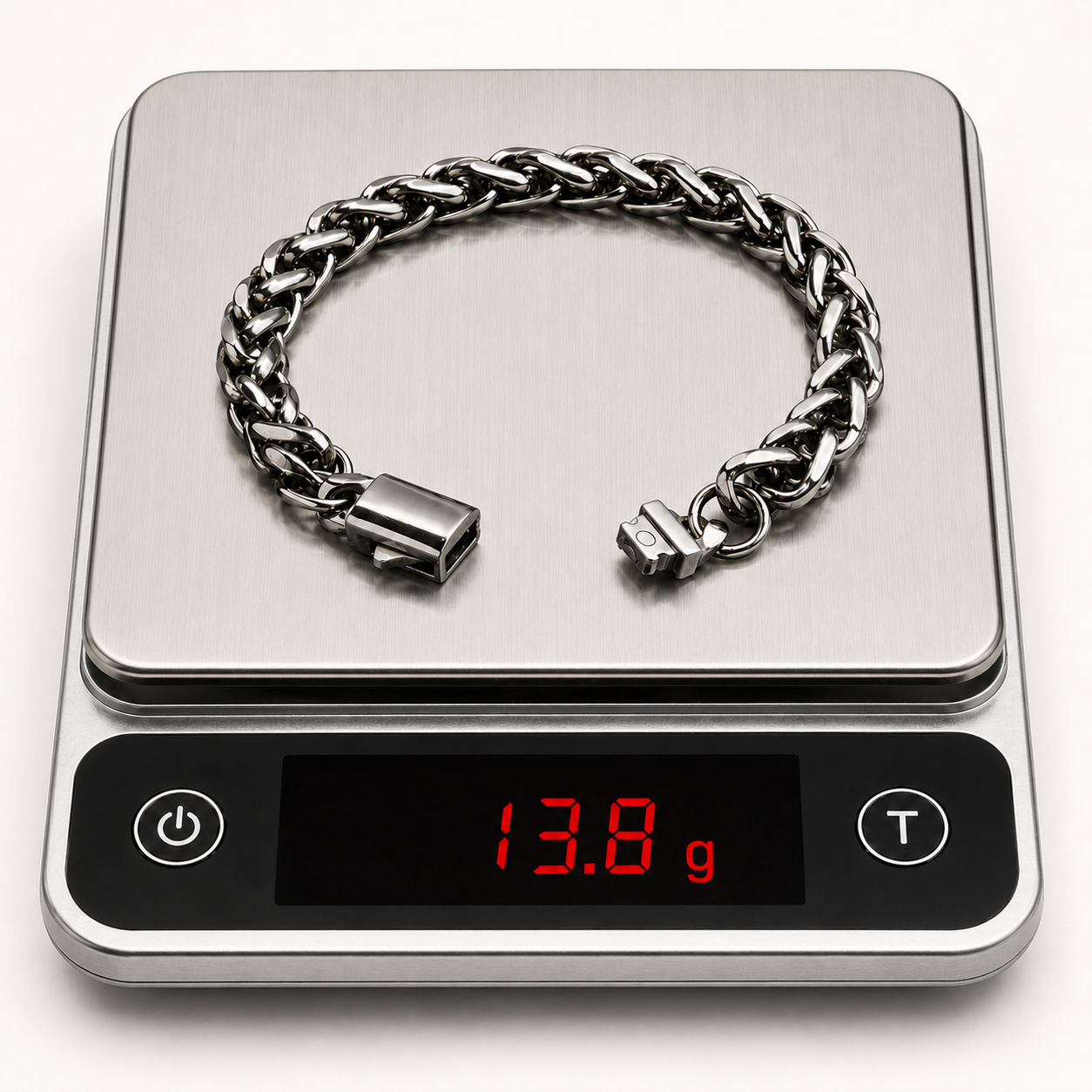 Vesta Dragon Bone Titanium Bracelet – Pure Titanium