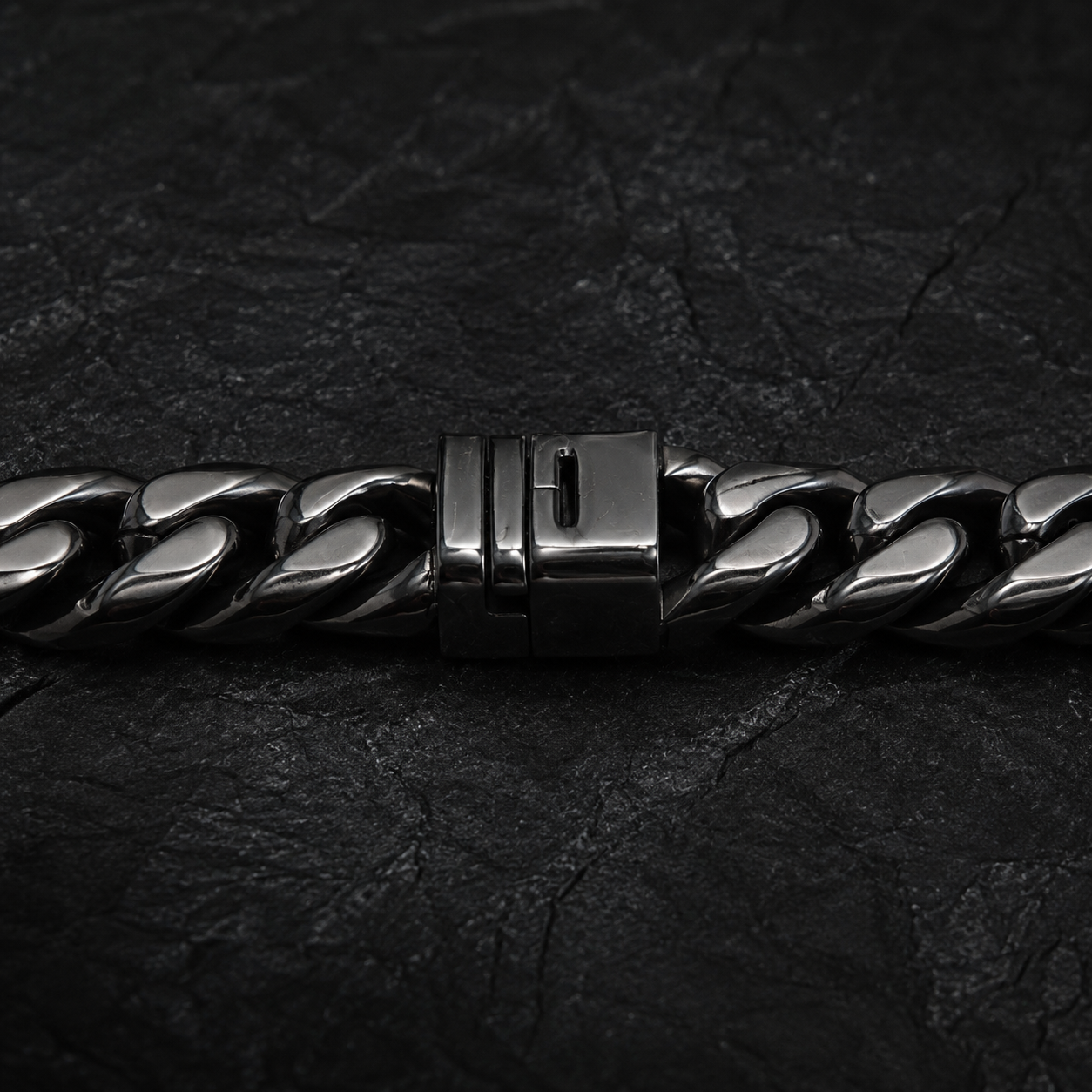 Vesta Iron Clad 14mm Pure Titanium Cuban Link Chain & Bracelet Set