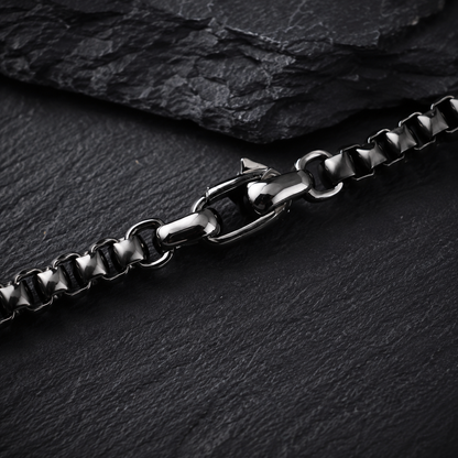 Vesta 7mm Pure Titanium Box Chain Necklace