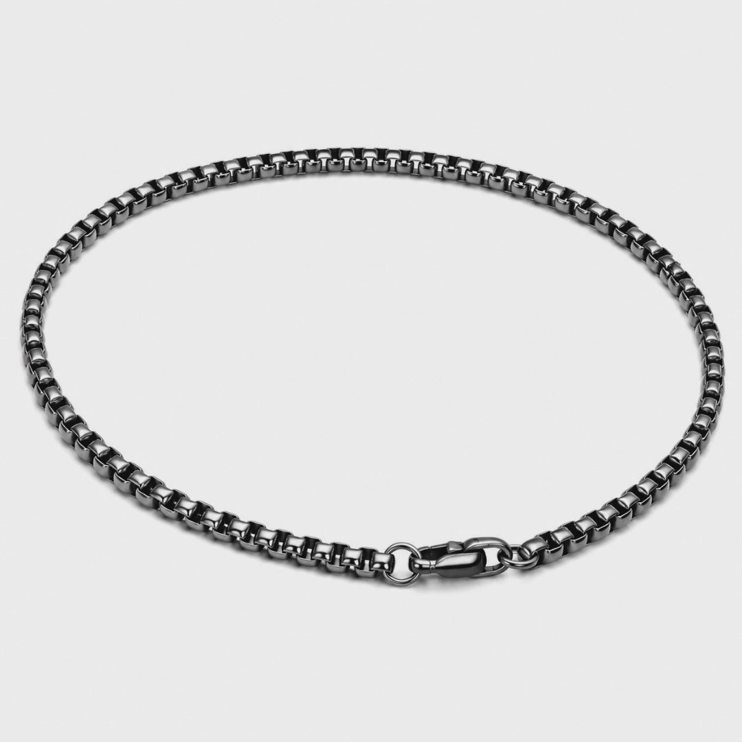 Vesta 7mm Pure Titanium Box Chain Necklace