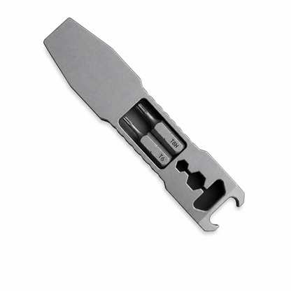 Vesta Titanium EDC Pry Bar Multi-Tool with Ratchet and Torx Bits