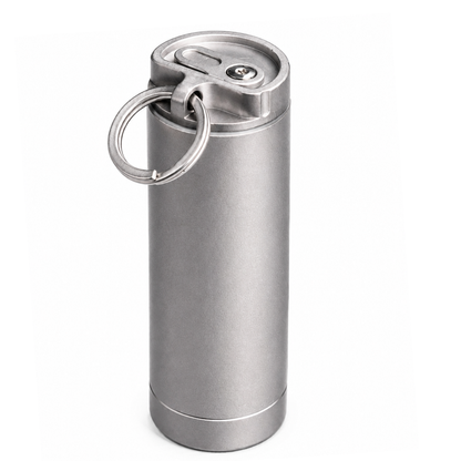 Titanium EDC Storage Capsule