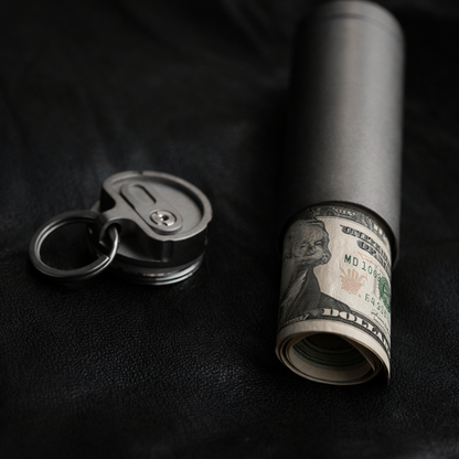 Titanium EDC Storage Capsule