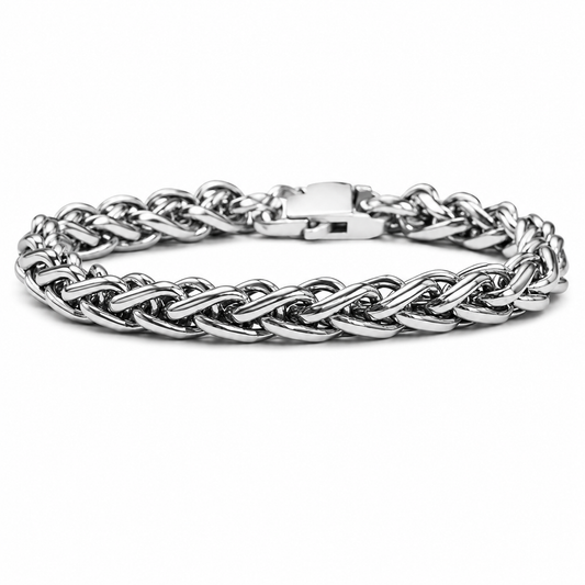 Vesta Dragon Bone Titanium Bracelet – Pure Titanium