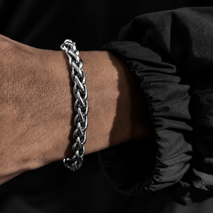 Vesta Dragon Bone Titanium Bracelet – Pure Titanium