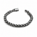 Vesta Dragon Bone Titanium Bracelet – Pure Titanium