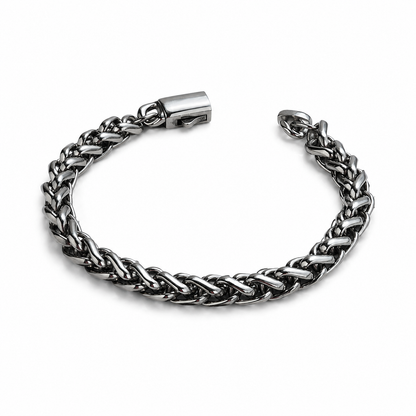 Vesta Dragon Bone Titanium Bracelet – Pure Titanium