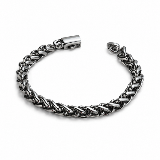 Vesta Dragon Bone Titanium Bracelet – Pure Titanium
