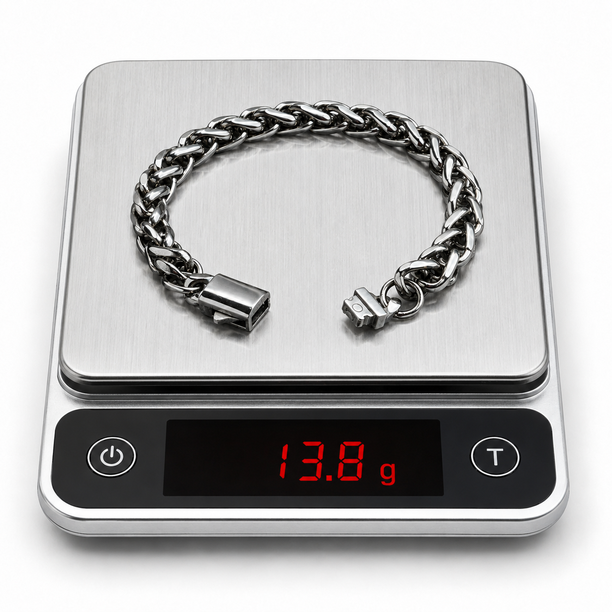 Vesta Dragon Bone Titanium Bracelet – Pure Titanium