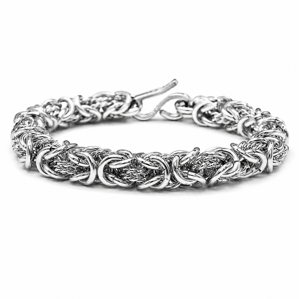 Vesta Dragon Coil Titanium Bracelet – 9mm Pure Titanium