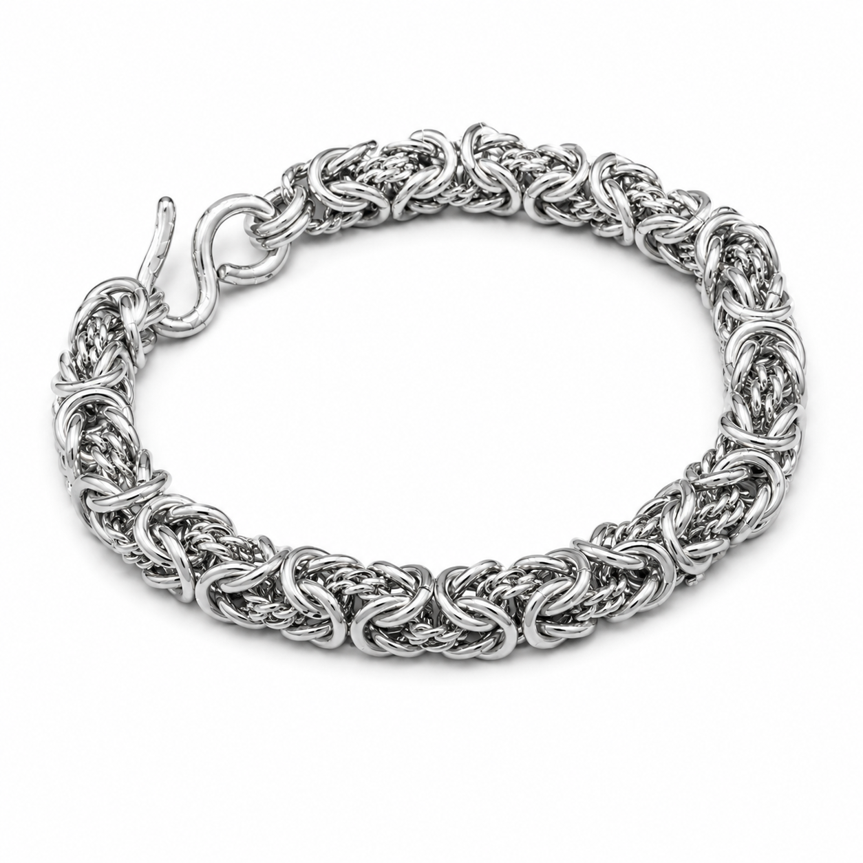 Vesta Dragon Coil Titanium Bracelet – 9mm Pure Titanium