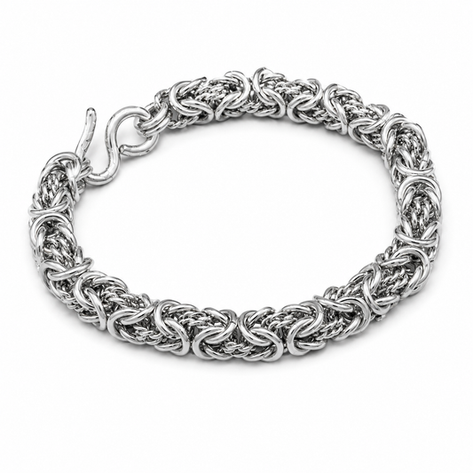 Vesta Dragon Coil Titanium Bracelet – 9mm Pure Titanium