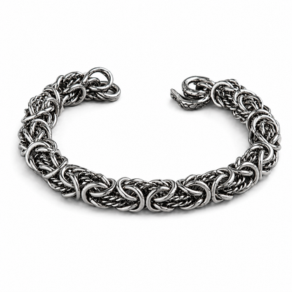 Vesta Dragon Coil Titanium Bracelet – 9mm Pure Titanium