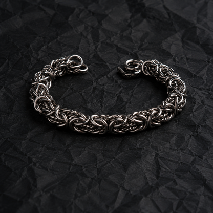 Vesta Dragon Coil Titanium Bracelet – 9mm Pure Titanium