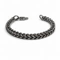 Vesta Reversible Cuban Titanium Bracelet – 7mm Pure Titanium