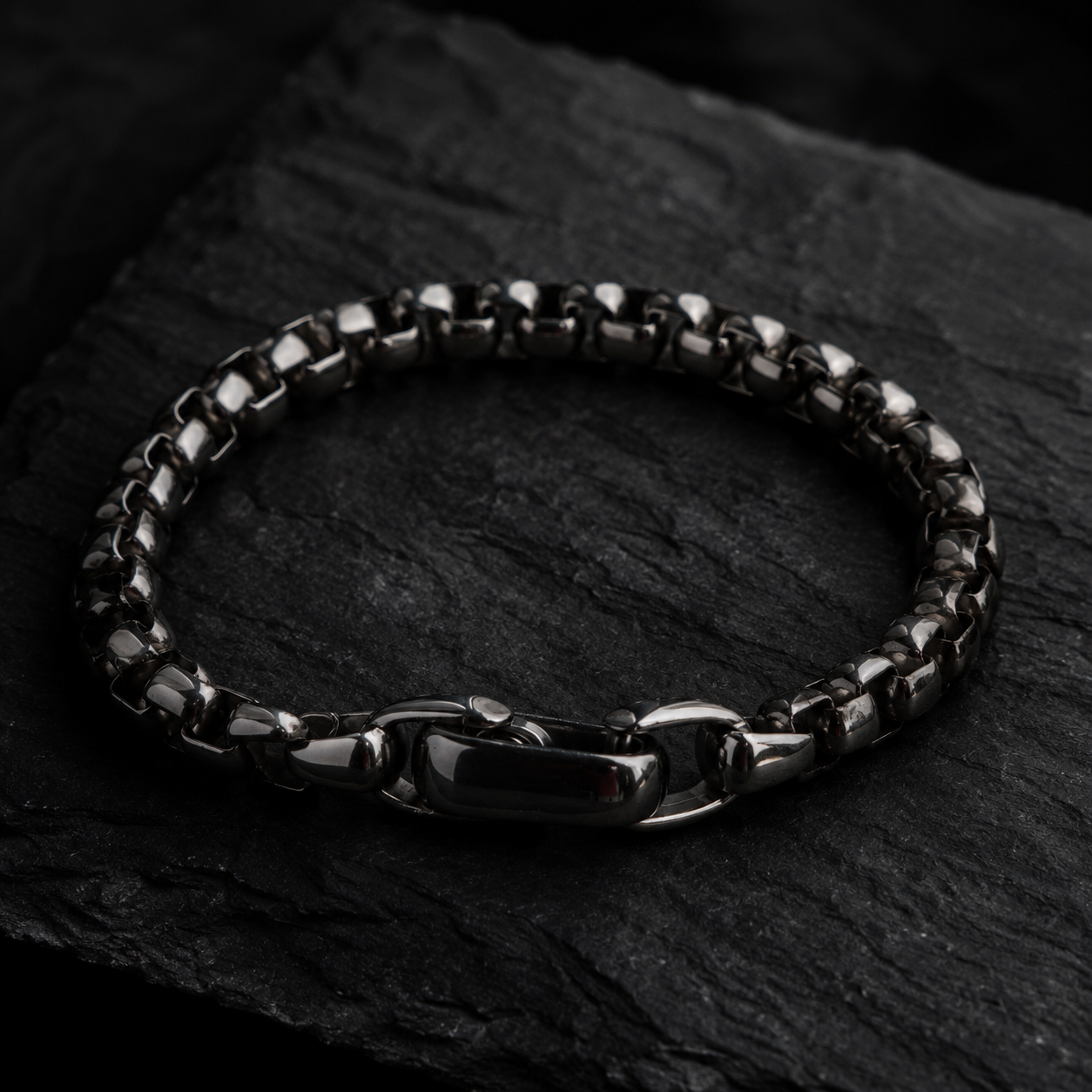 Vesta Geometric Box Chain Bracelet – 200mm & 220mm