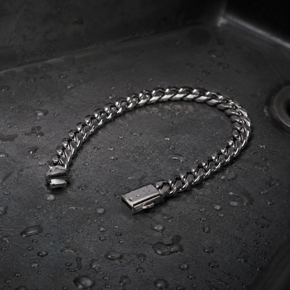 Vesta Cuban Link Titanium Bracelet – 10mm Pure Titanium