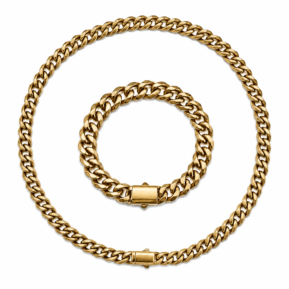 Vesta 10mm 18K gold-tone PVD titanium set bundle-01-white